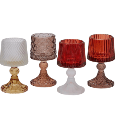 Portavela cristal combinado