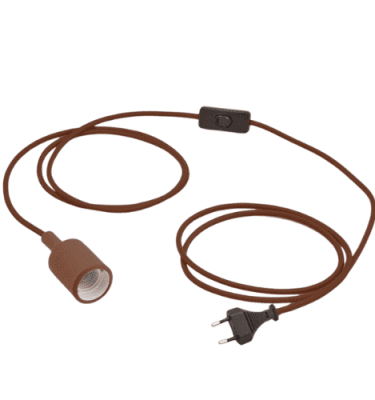 Portalámpara eléctrico enchufe