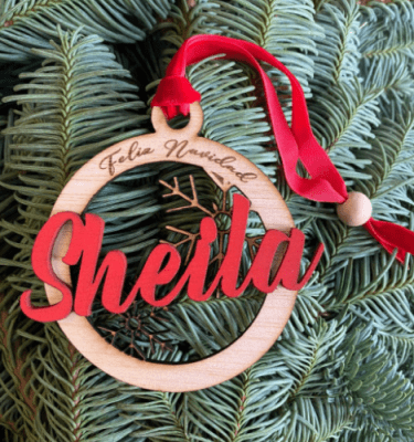 Bola navideña nombre