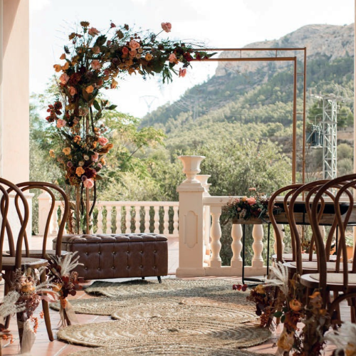 Alquiler arco cuadrado metal