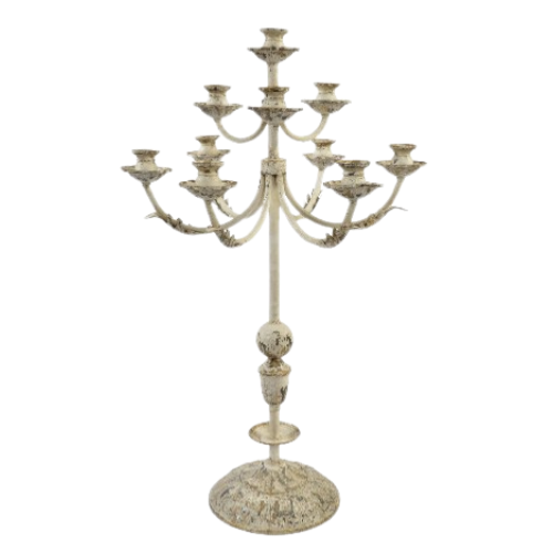 Alquiler candelabro rústico 10 brazos