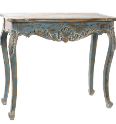 Alquilerconsola azul envejecido