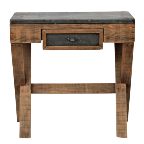 Alquiler mesa rústica madera