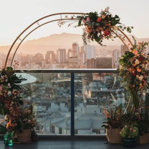 Alquiler arco ovalado