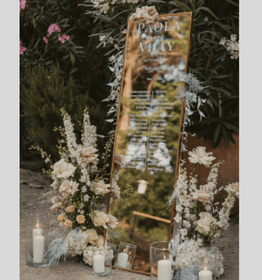 Alquiler espejo alargado