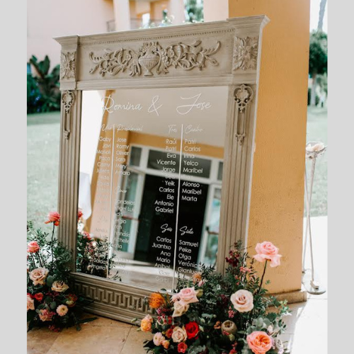 Alquiler espejo romántico 114cm