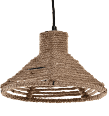 Lámpara techo cuerda