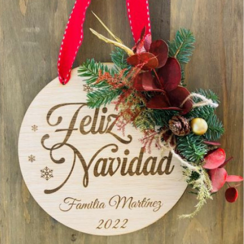 Letrero navidad