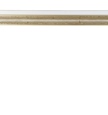 Alquiler consola metal espejo dorado