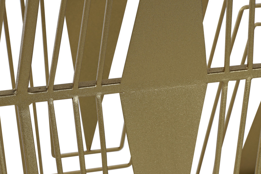 Alquiler consola geométrica dorado - Imagen 3