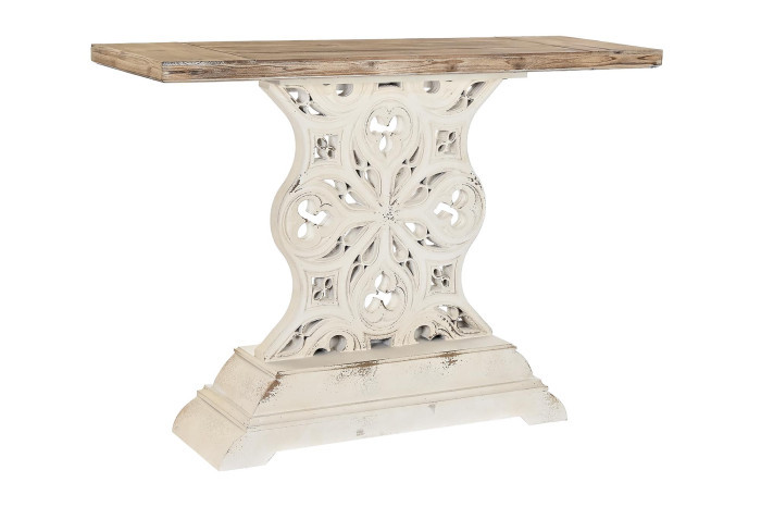 Alquiler consola neoclásica blanca