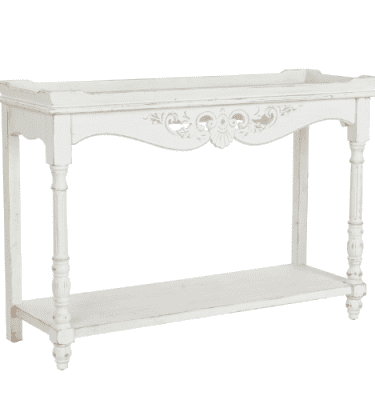 Alquiler cosola bandeja blanca