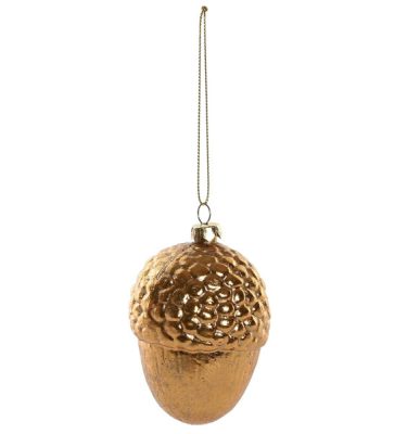 Colgante bellota dorado