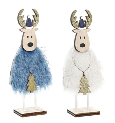 Figura reno azul/blanco