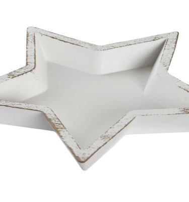 Bandeja estrella madera mediana