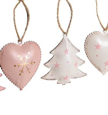 Set de 8 decoraciones colgantes