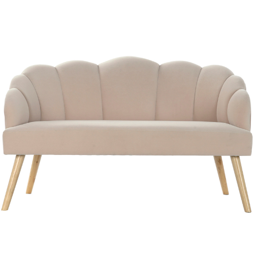 Alquiler sofá concha crema