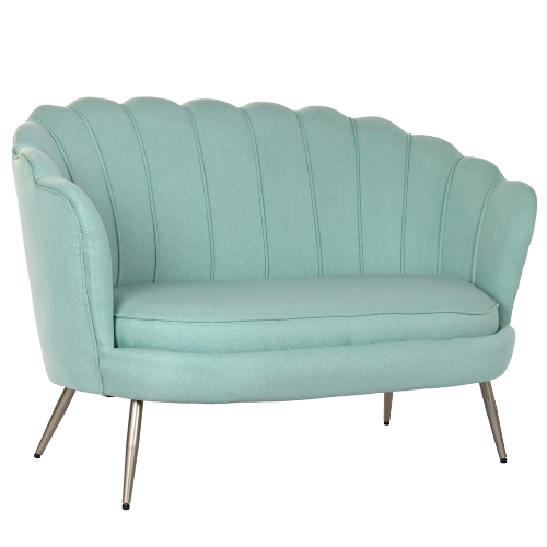 Alquiler sofá concha verde