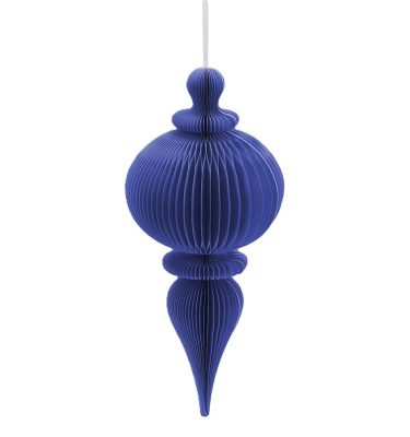 Origami para colgar azul oscuro