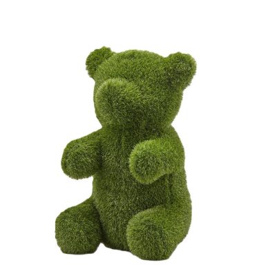 Oso decorativo césped artificial