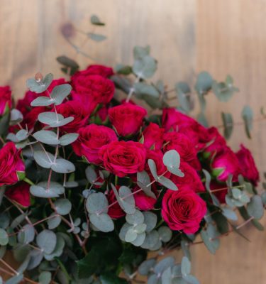 Ramo rosas naturales XL